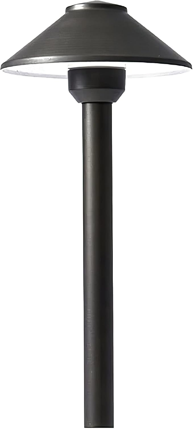 PRO-Trade Outdoor Pathway Lights - Premium Outdoor Landscaping Lighting for Paths, Driveways, Grounds, and Landscapes - Waterproof, Weatherproof, Wired Cast Brass LED Area Lights (Antique Bronze)