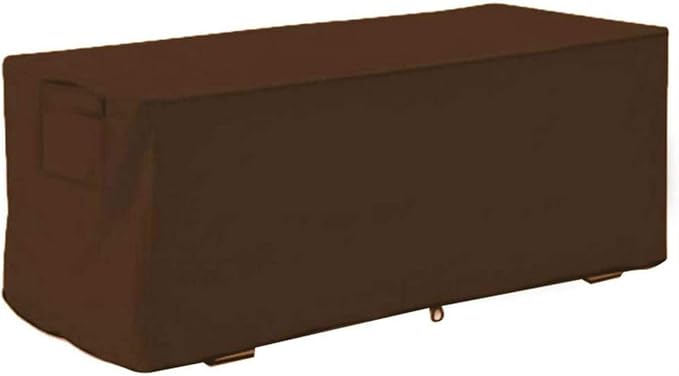 Waterproof Patio Deck Box Cover - Outdoor Storage Ottoman Bench Protector for Organization and Weather Resistance