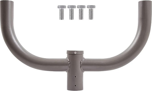 Double Bullhorn Light Mount 180 Degree L Bracket for 2 Pack Outdoor LED Shoebox Area Lights