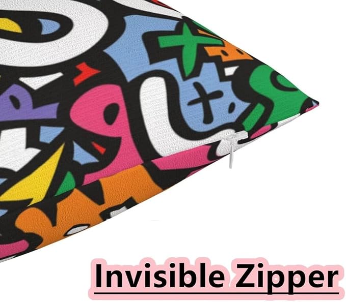 Outdoor Pillows Waterproof Set of 2 Outdoor Pillow Covers 16x24 Inch, Color Throw Pillows Abstract Pillow Covers, Garden Decorative Pillows Outdoor Pillows for Patio Furniture Car Home Decor -hs251