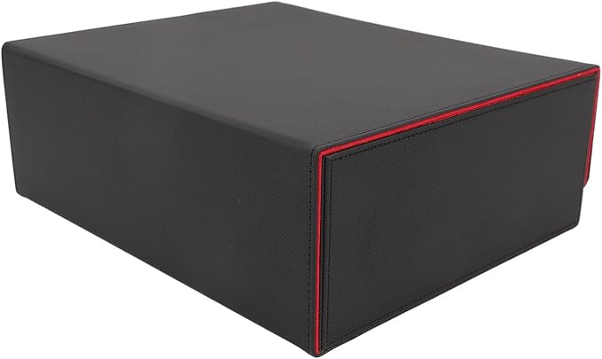 PU Leather Card Deck Box/Cover Holds 1800 Sheets, Card Deck Box with Magnetic Closure for Gaming, Protective and Stylish (#2)