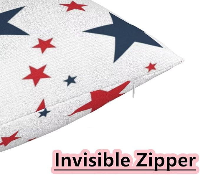 Outdoor Pillows Waterproof Set of 2 Outdoor Pillow Covers 16x24 Inch, Light Throw Pillows Stars Pillow Covers, Summer Garden Decorative Pillows Outdoor Pillows for Patio Furniture Car Home Decor-hs348