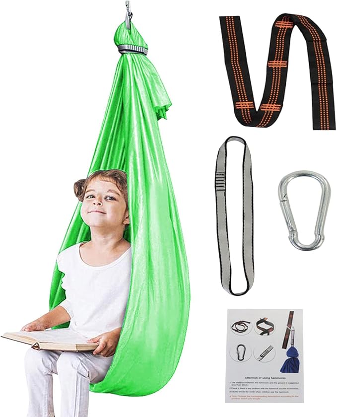 Shakven Extra Sturdy Sensory Swing for Kids | Super Cuddle Indoor Swing,Ther apy Swing Hammock for Child & Adult with Au tism, ADHD, Aspergers, Sensory Integration