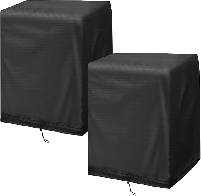 End Tables Cover for FROMJBEST Black End Table Set of 2, Dust-proof Side Table Covers for Living Room Bedroom -20"W × 12"D × 23.6"H