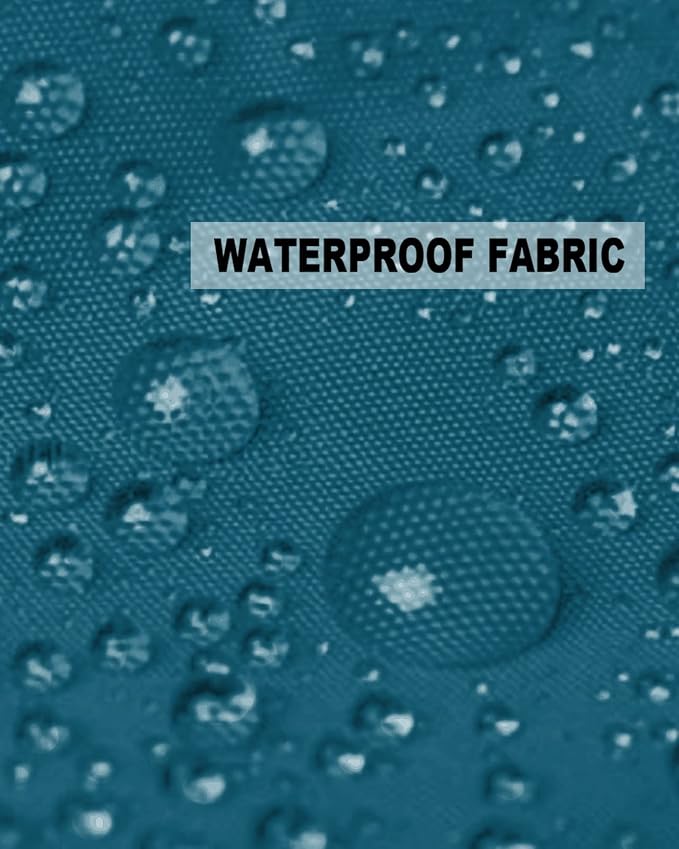 Outdoor Waterproof Throw Pillow Covers Set of 2 Dark Teal Lumbar Pillowcases 20x12 Inches Solid Green Color Patio Decorative Pillows Cushion Case Patio Pillows for Couch Bed Chair Garden