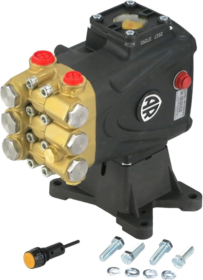 The ROP Shop OEM AR 1" Shaft 4000 PSI Pressure Washer Pump for Comet AWD-K 3030 G, ZWD4040G-K