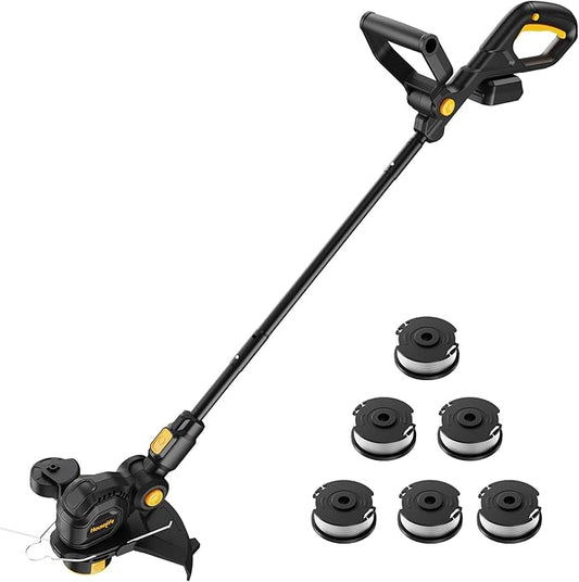 3 in 1 Cordless Weed Eater Compatible with DEWALT 20V MAX Battery,12-Inch String Trimmer Edger & Mini Mower, 8500RPM Auto Feed Weed Wacker w/Adjustable Handle (Tool Only)