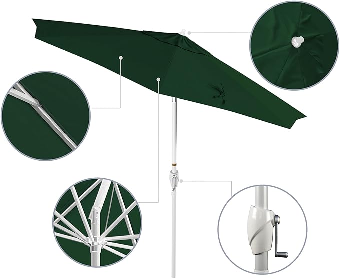 California Umbrella 9' Rd Aluminum Patio Umbrella