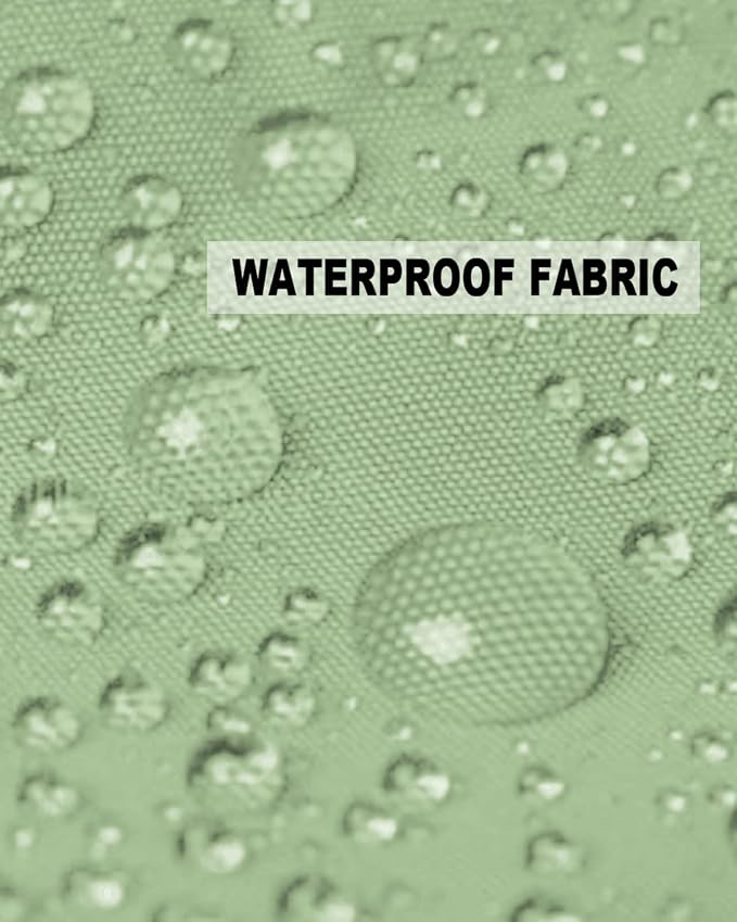 Outdoor Waterproof Throw Pillow Covers Set of 2 Sage Green Pillowcases 26x26 Inches Solid Green Color Patio Decorative Pillows Cushion Case Patio Pillows for Couch Bed Chair Garden