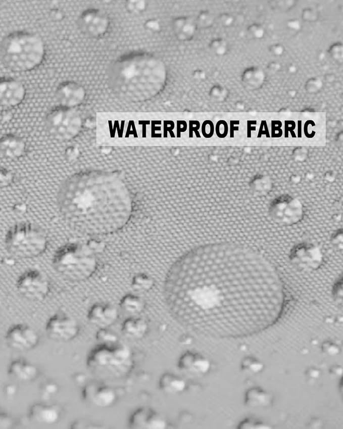 Outdoor Waterproof Throw Pillow Covers Set of 2 Gray Pillowcases 16x16 Inches Simple Style Patio Decorative Pillows Cushion Case Patio Pillows for Couch Bed Chair Garden