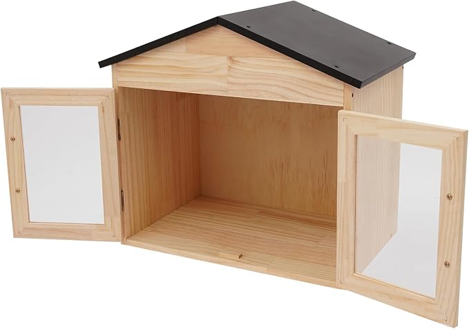 Solid Wood Blessing Box for Community Sharing, Schools (16.9"×11"×16.5")