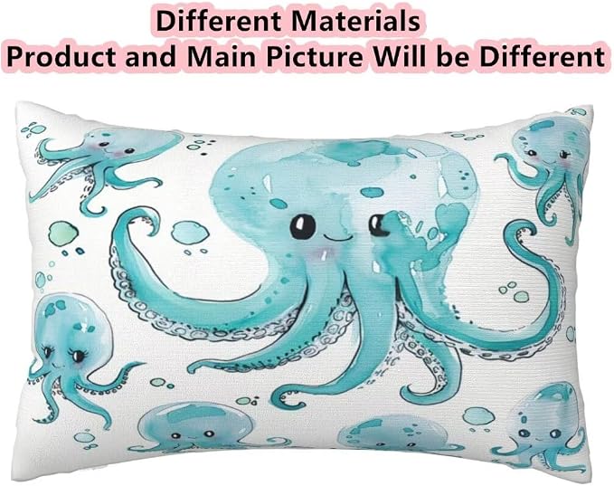 Outdoor Pillows Waterproof Set of 2 Outdoor Pillow Covers 16x24 Inch, Cartoon Throw Pillows Cute Pillow Covers, Summer Garden Decorative Pillows Outdoor Pillows for Patio Furniture Home Decor -hs153