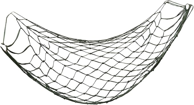 Sosoport Camping Net Hammock 200x120cm Portable Sleeping Net Bed Rope Hammock Nylon Mesh for Outdoor Activities