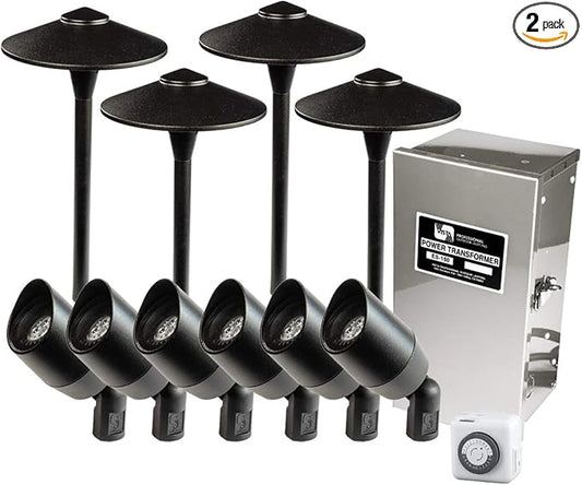 Vista Outdoor Lighting Pro Pack 2 Black