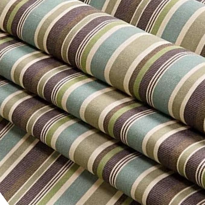 RSH DECOR: Sunbrella Square Throw Pillows Set of 2 | 20" x 20" | Water and Fade-Resistant Performance Fabric | Outdoor Pillow Covers with Down-Alternative Inserts | Brannon Whisper