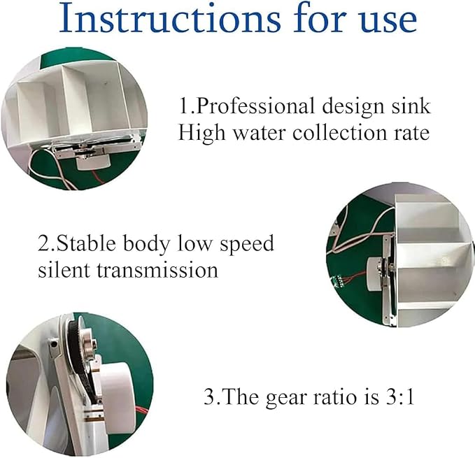 100w Low-Speed Water Wheel Hydropower Generator for Outdoor Lighting - Eco-Friendly Hydro Turbine Power Equipment for Home Use 50W