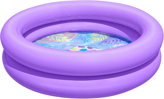 Bestway | 2 Ring Inflatable Kiddie Pool, Swimming Pool Toys, Water Pool Toys, Inflatable Baby, Kids Pool for Outdoors, Assorted-Designs