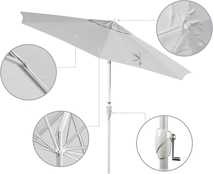 California Umbrella 9' Rd Aluminum Patio Umbrella