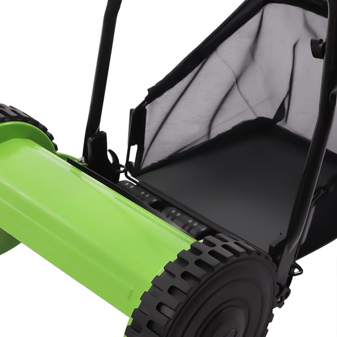 12inch Manual Push Reel Lawn Mower with Haybasket Push Reel Lawn Mower