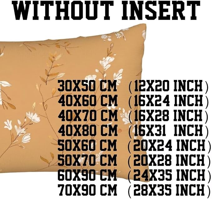 Throw Pillow Covers 12 x 20 Pillow Covers Set of 2 Couch Pillows for Living Room, Nordic Throw Pillows with Invisible Zipper, Soft Accent Pillows Decorative Pillow Covers Farmhouse Decor, Flower J225
