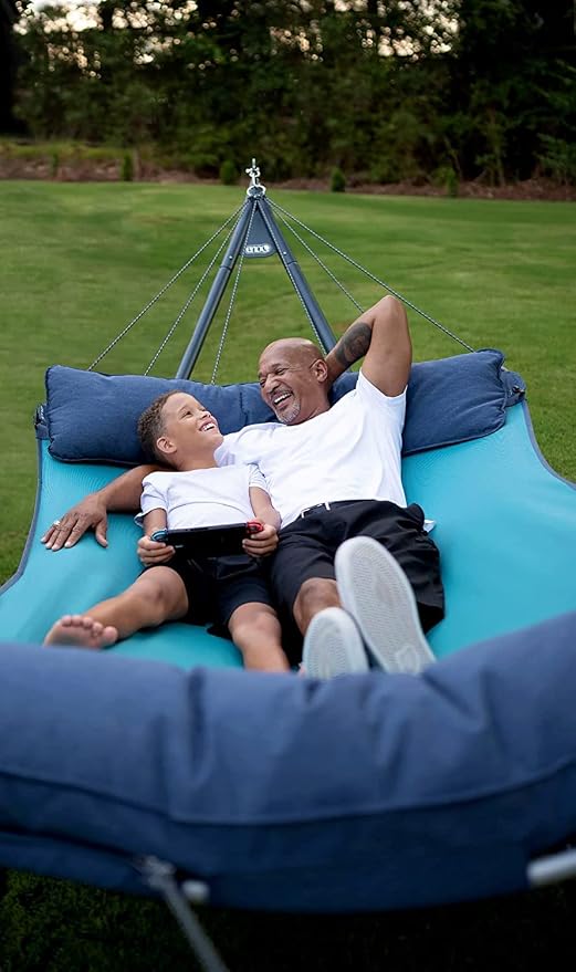 ENO SuperNest SL Hammock - 1 to 2 Person Backyard Hammock - Outdoor Patio Furniture for Backyard, Lawn, or Balcony - Pebble Grey