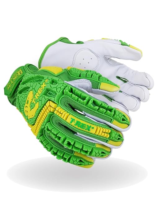 MAGID TRX743 ANSI A6 Cut-Resistant Windstorm Series® Hi-Vis Impact Gloves, 6 Pairs, Size 9/Large