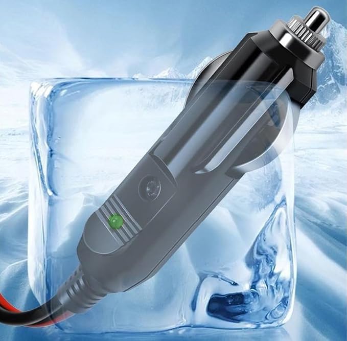 Cigarette Lighter Male Plug Adapter Inverter Cable Power Supply Cord Heavy Duty 12V/24V 5FT/1.5M 14AWG for Car Inverter,Air Pump, Electric Cup, Tire Inflator DIY (14 AWG, 5FT)