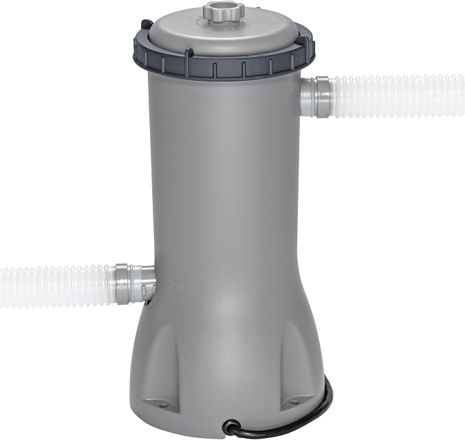 Bestway: Steel Pro MAX - Splashview Round Swimming Pool Set - 14' x 42", Above Ground, Tritech Construction, Filter Pump, Ladder, Cover, ClickConnect