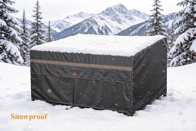 Heavy Duty Waterproof Outdoor Patio Loveseat Sofa Cover UV Resistant Patio Furniture Covers 2 Seater 79" W X 37" D X 33" H Dark Grey