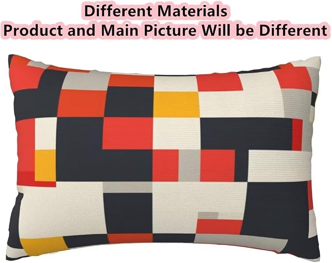 Outdoor Pillows Waterproof Set of 2 Outdoor Pillow Covers 16x24 Inch, Modern Throw Pillows Vintage Pillow Covers, Garden Decorative Pillows Outdoor Pillows for Patio Furniture Car Home Decor -hs447