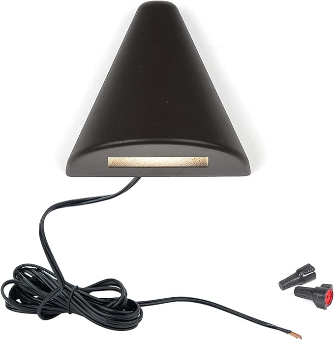 WAC Landscape Lighting, Cone LED 12V Deck and Patio Light 2700K Warm Built-in LED in Bronze