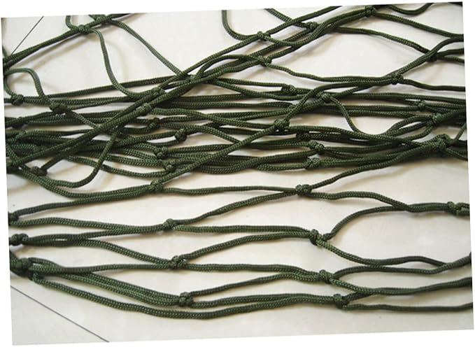 Army Green Hammock Mesh Camper Accessory Nylon Rope Camping Swing Chair