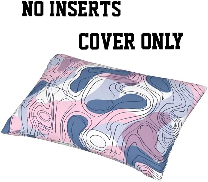 Outdoor Pillows Waterproof Set of 2 Outdoor Pillow Covers 16x24 Inch, Abstract Throw Pillows Geometric Pillow Covers, Garden Decorative Pillows Outdoor Pillows for Patio Furniture Car Home Decor-hs312