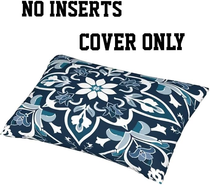 Outdoor Pillows Waterproof Set of 2 Outdoor Pillow Covers 16x24 Inch, Vintage Throw Pillows Boho Pillow Covers, Summer Garden Decorative Pillows Outdoor Pillows for Patio Furniture Home Decor -hs255
