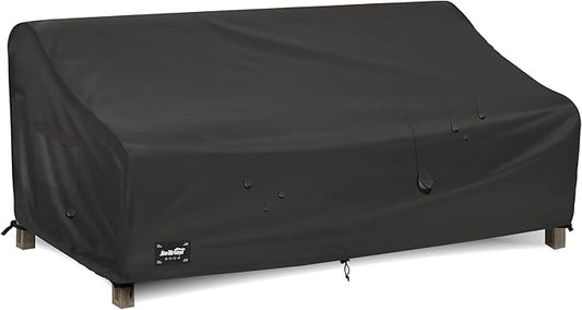 3-Seater Outdoor Couch Cover, 93Wx40Dx35H inches Outdoor Furniture Covers Waterproof,100% Waterproof Heavy Duty Patio Furniture Covers,Black Minimalism Style Outdoor Sofa Cover