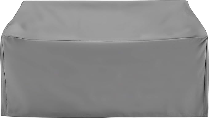 Crosley Furniture Patio Furniture Covers, Waterproof Outdoor Loveseat Cover for Backyard, Deck, Gray