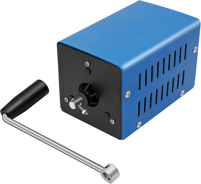 Hand Crank Generator Portable Manual Generator 3v/5v/6v/9v/12v/15 Volt Generator Emergency Generator for USB Mobile Phone Computer Charging