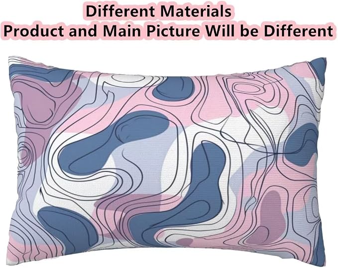 Outdoor Pillows Waterproof Set of 2 Outdoor Pillow Covers 16x24 Inch, Abstract Throw Pillows Geometric Pillow Covers, Garden Decorative Pillows Outdoor Pillows for Patio Furniture Car Home Decor-hs312