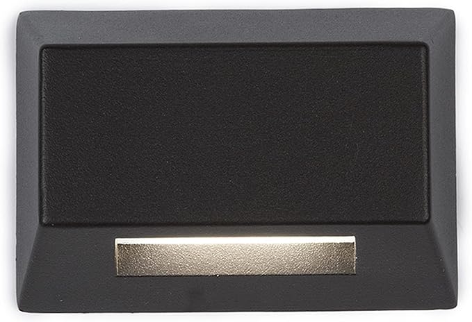 WAC Landscape Lighting, Rectangular LED 12V Deck and Patio Light 2700K Warm Built-in LED in Bronze