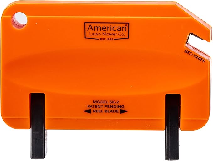 Earthwise 16-Inch 7-Blade Push Reel Lawn Mower (1715-16EW) + American Lawn Mower SK-2 Reel Lawn Mower Hand Sharpener