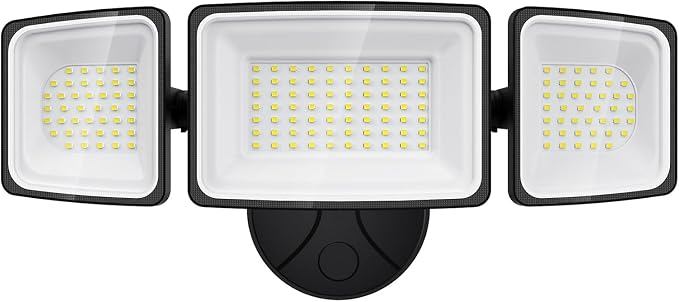 Onforu 150W LED Security Light, 15000LM Outdoor Flood Light Switch Controlled, IP65 Waterproof LED Exterior Floodlight, 6500K White Wall Mount Security Lighting for Entryway, Garage, Yard, Eave