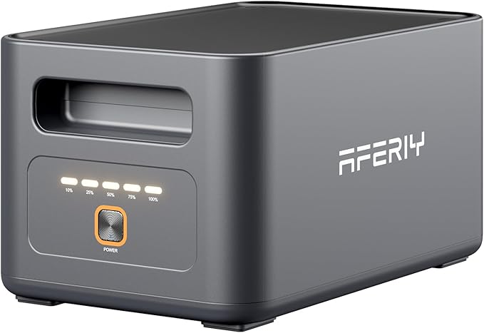AFERIY Expansion Battery 1024Wh for Nomad1800 Pro ONLY, LiFePO4 Add-On Battery Pack (Not a Power Station), Supports Up to 4 Expansion Batteries, for Home Backup, RV, Camping