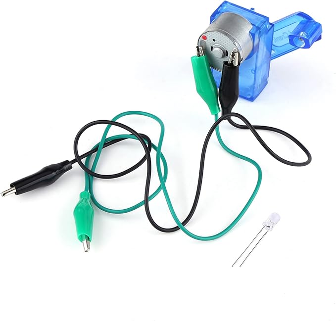 Kids Hand Crank Generator Manual Mechanical Emergency Power Supply for Electricity Production STEM Toy for Camping Outdoor Survival