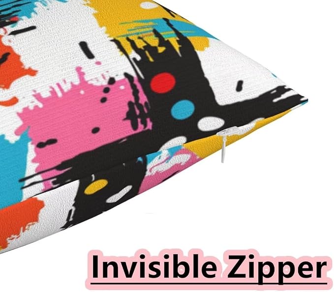 Outdoor Pillows Waterproof Set of 2 Outdoor Pillow Covers 16x24 Inch, Modern Throw Pillows Abstract Pillow Covers, Garden Decorative Pillows Outdoor Pillows for Patio Furniture Car Home Decor -hs288