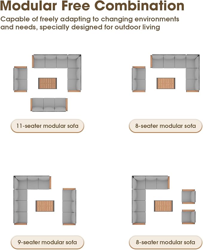 Aluminum Outdoor Patio Furniture Loveseat, All Weather Patio Conversation Sets with Washable Thick Cushion, Morden Patio Furniture Set for Porch, Balcony, Deck, Yard,Gray