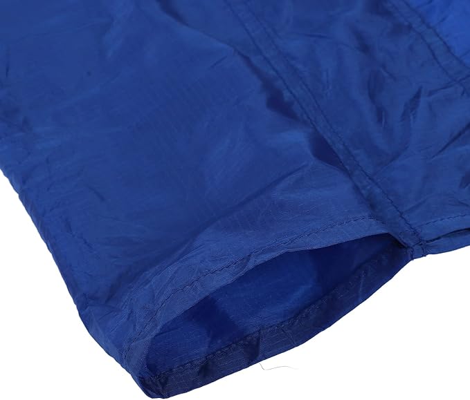 Portable Parachute Camping Hammock, Lightweight Outdoor Hammock with Aluminum Snap Hooks and Storage Bags, Compact Foldable Design for Hiking Backpacking Travel (Blue)