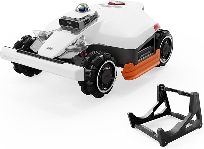 Mammotion LUBA 3 AWD 1500H Robot Lawn Mower, with Washstand Shipped Separately, 0.37 Acre, 360° LiDAR+Dual-Camera AI Vision, AWD for 80% Slopes, 15 Multi-Zone Management, Cut Height 2.2"-4.0"