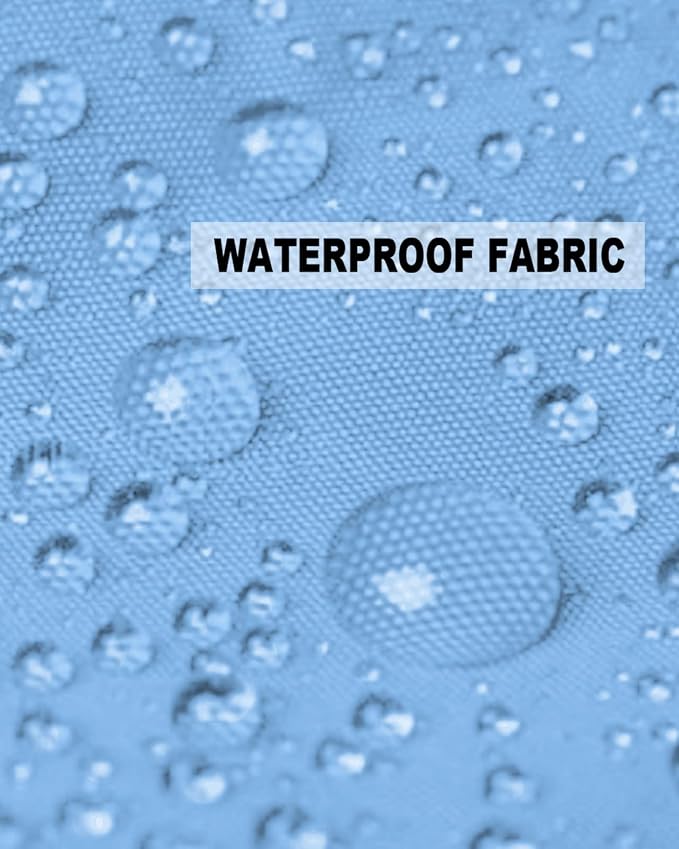 Outdoor Waterproof Throw Pillow Covers Set of 2 SkyBlue Pattern Pillowcases 20x20 Inches Pure Colour Patio Decorative Pillows Cushion Case Patio Pillows for Couch Bed Chair Garden