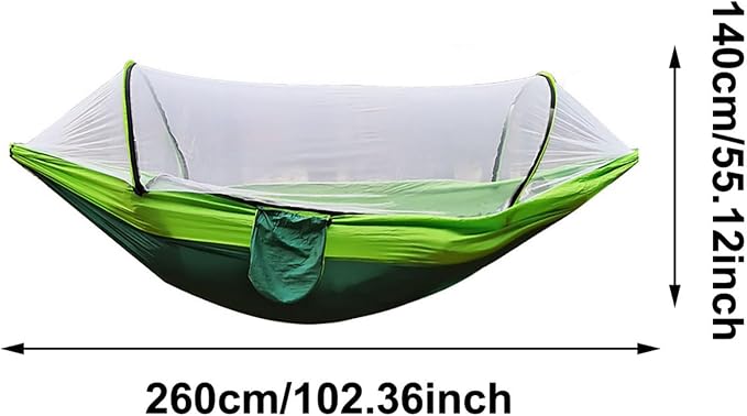 Heavy Duty Hammock with Mosquito Net–Canvas Hammock, Fade-Resistant Cotton Lounger, Roll-Free Comfort Design, Easy Setup for Backyard, Porch, Garden, Camping, Travel (Camouflage)