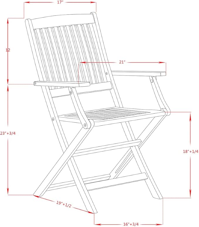East West Furniture BSCM9CANA 9 Piece Outdoor Patio Dining Sets Includes an Oval Acacia Wood Table and 8 Folding Arm Chairs, 36x78 Inch, Natural Oil
